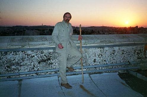 First dawn in Jerusalem, Israel on January 1st, 2000.