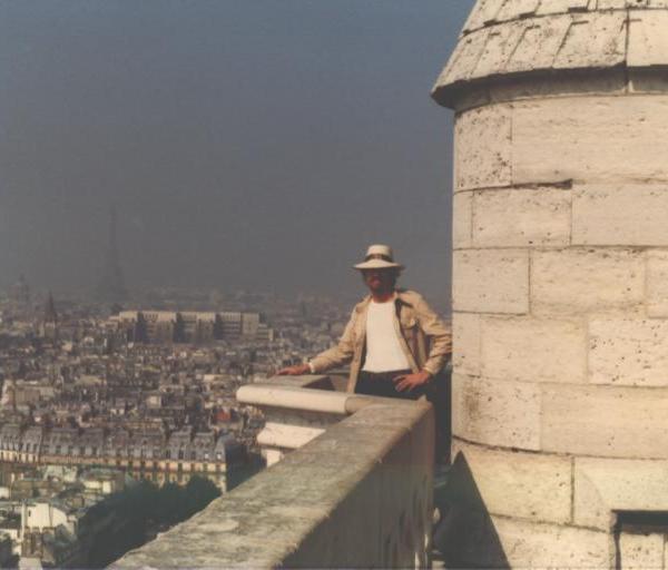 View from Notre Dame Cathedral overlooking Paris