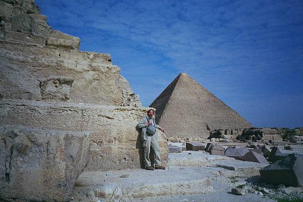The Pyramids of Chephren and Mycerinus near Cairo, Egypt