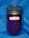 Cranberry scented canning jar candles