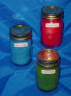 Long burning scented Canning Jar Candles