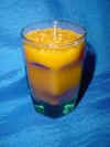 Orange juice scented Cup-O-Candle