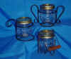 Jelly jar candle holders
