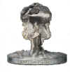 Computer designed image of mushroom cloud sculpture