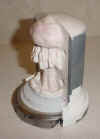 Creating the silicone mold for pewter casting